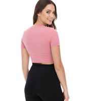 YOU DO YOU T-shirt corta da donna Fitness Top Maglietta a maniche corte 9056041 Rosa antico