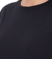 COURSE Women's Cuffed T-Shirt, Summer Shirt, Cotton Top, Casual Shirt, 900799, Black