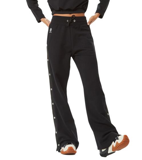 Pantalon d'entraînement pour femme YOU DO YOU, pantalon de sport en coton avec patte de boutonnage latérale, pantalon de jogging à jambe large, vêtements de yoga 905061, noir