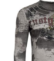 Men's Long-Sleeve Batik-Style Shirt with Urban Print R-10140 Anthracite Men's Long-Sleeve Batik-Style Shirt with Urban Print R-10140 Anthracite