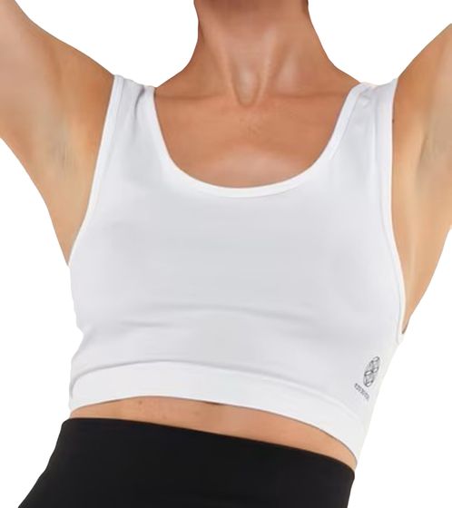 Soutien-gorge de sport, bustier, haut de sport sans coutures, soutien-gorge de yoga pour femme YOU DO YOU 904911 Blanc