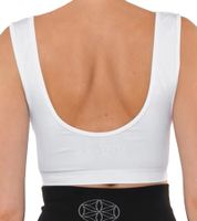 YOU DO YOU Women's Sports Bra, Sports Bustier, Seamless Sports Top, Yoga Bra 904911 White