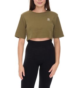 T-shirt court de fitness pour femme YOU DO YOU avec découpe au dos en coton 905051 Kaki T-shirt court de fitness pour femme YOU DO YOU avec découpe au dos en coton 905051 Kaki