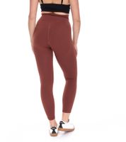 YOU DO YOU leggings da donna, pantaloni fitness alla moda con effetto scrunch, pantaloni da allenamento 905001 marrone mogano