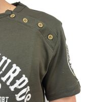 Men's T-Shirt with Born with a Purpose Print, Cotton Crew Neck T-Shirt R-15216 Khaki Men's T-Shirt with Born with a Purpose Print, Cotton Crew Neck T-Shirt R-15216 Khaki