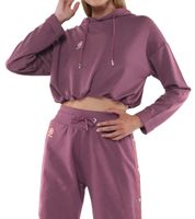 Sweat à capuche court pour femme YOU DO YOU avec capuche Pull de tous les jours Yoga Fashion 905081 Vieux rose