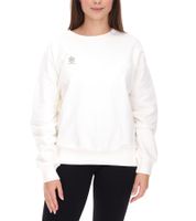 YOU DO YOU Maglione da donna con stampa sul retro, in cotone, a maniche lunghe, stile yoga, 905071, bianco