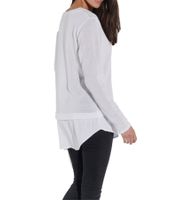 Pull tricoté en coton pour femme Vestino, pull de loisirs, 900498, blanc