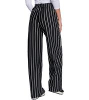 COURSE Women's High-Waisted Business Trousers, Striped Office Trousers, Everyday Trousers, Loose Fit 68695405 Black/White