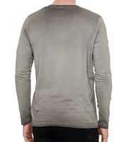 Herren Longsleeve mit großem Schriftzug Baumwoll-Langarm-Shirt Sommer-Pullover Freizeit-Shirt R-10155 Dunkelgrau Herren Longsleeve mit großem Schriftzug Baumwoll-Langarm-Shirt Sommer-Pullover Freizeit-Shirt R-10155 Dunkelgrau