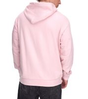 SUBLEVEL Herren Kapuzen-Pullover Baumwoll-Hoodie mit Eingriffstaschen Sweater H10014T21326A in Rosa oder Weiß SUBLEVEL Herren Kapuzen-Pullover Baumwoll-Hoodie mit Eingriffstaschen Sweater H10014T21326A in Rosa oder Weiß