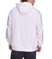 SUBLEVEL Herren Kapuzen-Pullover Baumwoll-Hoodie mit Eingriffstaschen Sweater H10014T21326A in Rosa oder Weiß SUBLEVEL Herren Kapuzen-Pullover Baumwoll-Hoodie mit Eingriffstaschen Sweater H10014T21326A in Rosa oder Weiß