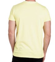 Herren T-Shirt Basic Baumwoll-Shirt verwaschenes Rundhals-Shirt Kurzarm R-15200 Neon Gelb Herren T-Shirt Basic Baumwoll-Shirt verwaschenes Rundhals-Shirt Kurzarm R-15200 Neon Gelb