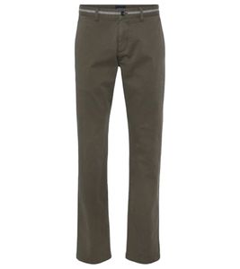 HECHTER PARIS Herren Chino-Hose modische Business-Hose mit Eingrifftaschen 87593824 Khaki