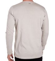 Camisa de manga larga para hombre con letras, camisa de algodón de verano de manga larga con cuello en V, suéter de ocio R-10115 Beige Camisa de manga larga para hombre con letras, camisa de algodón de verano de manga larga con cuello en V, suéter de ocio R-10115 Beige