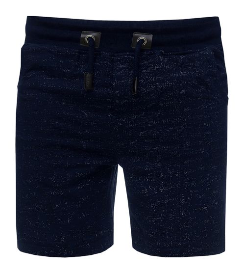 Herren Sport-Short Baumwoll-Shorts kurze Fitness-Hose Trainings-Hose R-12048 Dunkelblau