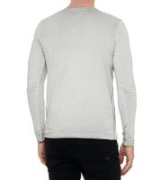 Herren Longsleeve mit großem Schriftzug Baumwoll-Langarm-Shirt Sommer-Pullover Freizeit-Shirt R-10155 Grau Herren Longsleeve mit großem Schriftzug Baumwoll-Langarm-Shirt Sommer-Pullover Freizeit-Shirt R-10155 Grau
