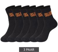 3 paires de chaussettes de travail homme BLACK+DECKER avec coussinet en coton éponge, chaussettes de travail OEKO-TEX Standard 100 BX/OBII/1/TEKE, anthracite/noir 3 paires de chaussettes de travail homme BLACK+DECKER avec coussinet en coton éponge, chaussettes de travail OEKO-TEX Standard 100 BX/OBII/1/TEKE, anthracite/noir