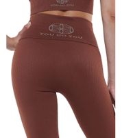 Leggings da donna YOU DO YOU, pantaloni da fitness alla moda, pantaloni da allenamento, collant sportivi a vita alta, moda yoga 904991, marrone mogano