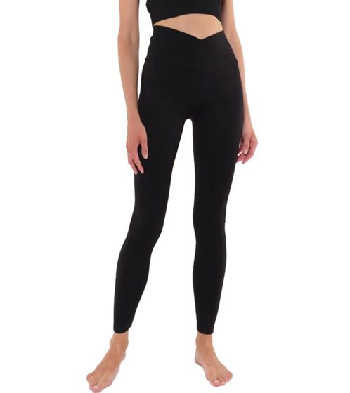 YOU DO YOU Damen Leggings modische Fitness-Hose Workout-Hose Sport-Tights High Waist Yoga-Mode 904991 Schwarz