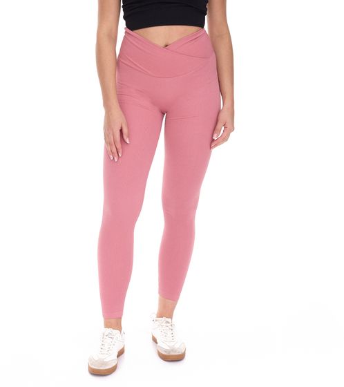 YOU DO YOU women's leggings fashionable fitness trousers workout trousers sports tights high waist yoga fashion 904991 old pink