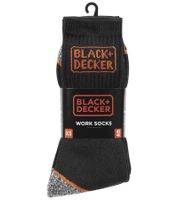 3 paires de chaussettes de travail pour hommes BLACK+DECKER avec chaussettes en coton éponge rembourrées, chaussettes de travail OEKO-TEX Standard 100 BX/OBII en anthracite/noir, noir/chien ou noir/gris 3 paires de chaussettes de travail pour hommes BLACK+DECKER avec chaussettes en coton éponge rembourrées, chaussettes de travail OEKO-TEX Standard 100 BX/OBII en anthracite/noir, noir/chien ou noir/gris