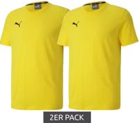 6er Pack PUMA TeamGoal 23 Jungen & Mädchen Sport-Shirt Baumwoll-Shirt mit Logo-Patch T-Shirt 656709 in Grün, Schwarz, Grau, Gelb, Rot oder Weiß 6er Pack PUMA TeamGoal 23 Jungen & Mädchen Sport-Shirt Baumwoll-Shirt mit Logo-Patch T-Shirt 656709 in Grün, Schwarz, Grau, Gelb, Rot oder Weiß