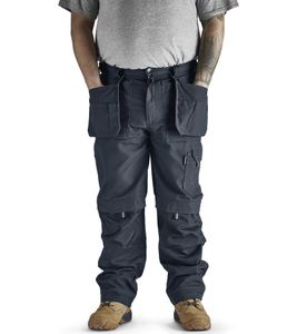 Dickies Eisenhower Men's Work Trousers with Multiple Pockets, Workwear, 300 g/m² EH26800 Black