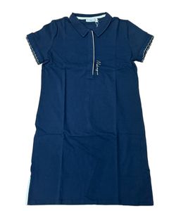 Les Tropeziennes Damen Shirt-Kleid Sommer-Kleid stylisches Mini-Kleid aus reiner Baumwolle 142 0882 CB Blau
