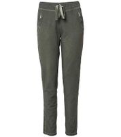 Vestino Women's Vintage-Inspired Jogging Pants with Zip Pockets 901579 Green
