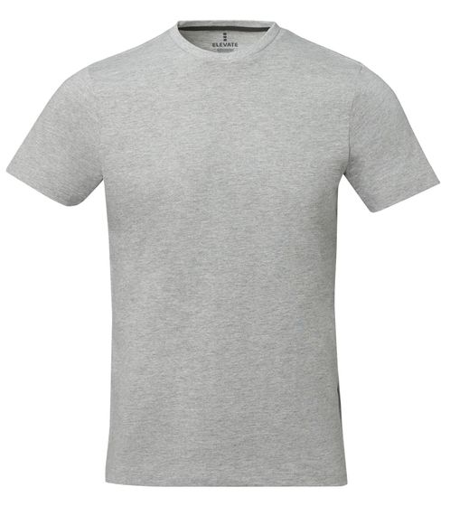 ELEVATE Nanaimo Men's T-Shirt, Sustainable Cotton Shirt, 160 g/m², Basic Shirt, Undershirt, 3801190 Gray