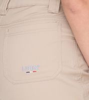 LAFONT 1844 Pantalón de mujer ergonómico de tejido con contenido de algodón, pantalón de trabajo con cinco bolsillos, 82070310 Beige