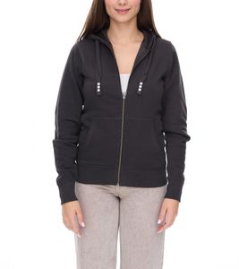 Sweat-shirt à capuche femme Elevate Arora 300 g/m² en coton uni 3821295 Gris foncé