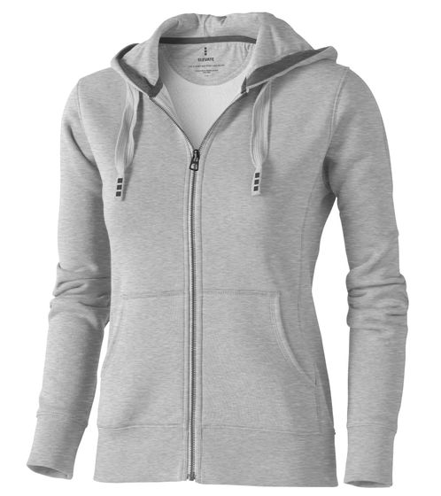 Sweat-shirt à capuche femme Elevate Arora 300 g/m² en coton uni 3821296 Gris
