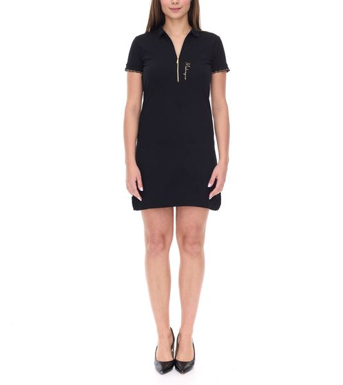 Les Tropeziennes women's shirt dress, summer dress, stylish mini dress made of pure cotton 1420739 CG Black