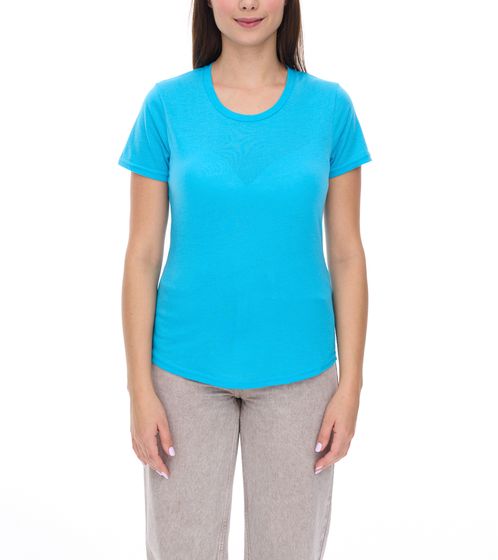 ELEVATE Jade Damen T-Shirt nachhaltiges Kurzarm-Shirt 160 g/m2 Basic-Shirt Unterzieh-Shirt 3750143 Hellblau