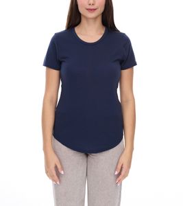 ELEVATE Jade Damen T-Shirt nachhaltiges Kurzarm-Shirt 160 g/m2 Basic-Shirt Unterzieh-Shirt 3750149 Navy