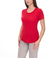 ELEVATE Jade Damen T-Shirt nachhaltiges Kurzarm-Shirt 160 g/m2 Basic-Shirt Unterzieh-Shirt 3750125 Rot