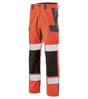 CEPOVETT Fluo Advanced Men's Work Trousers with Cordura Workwear Protective Clothing 270 g/m² PPE Category 2 HV42 33109128 Neon Red