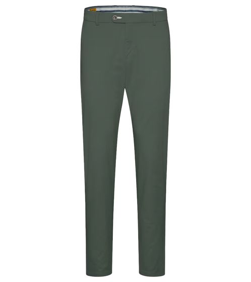 bugatti Herren Chino-Hose modische Freizeit-Hose Baumwoll-Hose 48404925 Grün