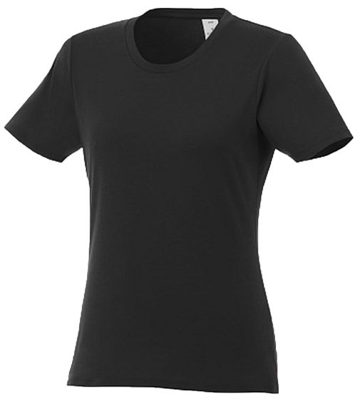 ELEVATE Heros Women's T-Shirt, Plain Cotton T-Shirt, 150 g/m2, Basic T-Shirt, Undershirt, 3802999 Black