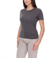 ELEVATE Heros Damen T-Shirt schlichtes Baumwoll-Shirt 150 g/m2 Basic-Shirt Unterzieh-Shirt 3802998 Dunkelgrau