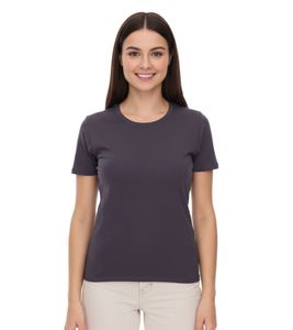 ELEVATE Heros Women's T-Shirt, Plain Cotton Shirt, 150 g/m², Basic Shirt, Undershirt, 3802989 Dark Gray