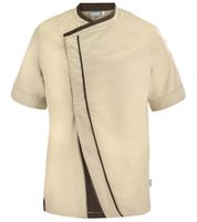 LAFONT Herren Überkreuzte Arbeits-Jacke mit Twill-Jacquard Freizeit-Jacke 62499043 Beige