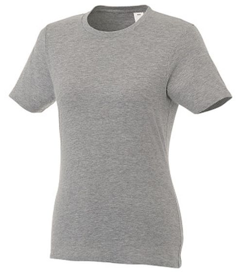 ELEVATE Heros Damen T-Shirt schlichtes Baumwoll-Shirt 150 g/m2 Basic-Shirt Unterzieh-Shirt 3802990 Hellgrau