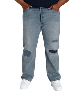 LEVI´S 501 Herren Denim-Hose im 5-Pocket-Style Jeans-Hose Große Größen 99855663 Blau