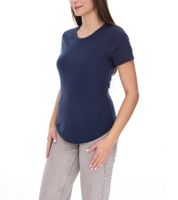 ELEVATE Jade Damen T-Shirt nachhaltiges Kurzarm-Shirt 160 g/m2 Basic-Shirt Unterzieh-Shirt Hellblau, Navy oder Rot