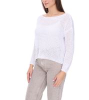 Pull en maille pour femme Vestino avec structure en maille, pull de tous les jours, 900709 blanc