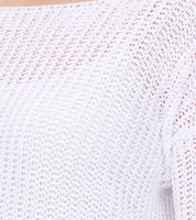 Pull en maille pour femme Vestino avec structure en maille, pull de tous les jours, 900709 blanc