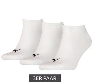Lot de 3 paires de chaussettes PUMA en coton pour homme, chaussettes de sport simples, chaussettes courtes, bas 261080001 200 043 Blanc